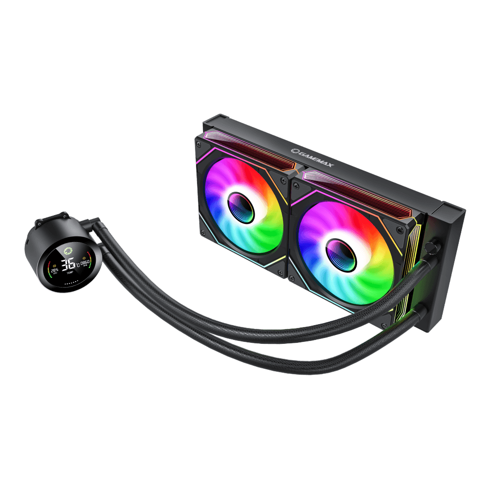 Gamemax CPU Liquid Cooler | ICEBURG 240 DIGITAL BK | Black