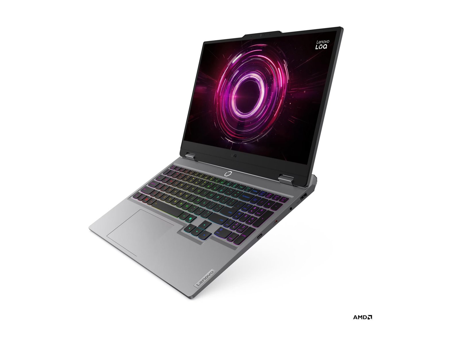 Lenovo LOQ 15AHP10 AMD | Luna Grey | 15.6 " | IPS | FHD | 1920 x 1080 pixels | Anti-glare | AMD Ryzen 7 | 250 | 16 GB | SODIMM DDR5 | Solid-state drive capacity 512 GB | NVIDIA GeForce RTX 5060 | GDDR7 | 8 GB | Windows 11 Home | 802.11ax | Bluetooth version 5.3 | Keyboard language Nordic | Keyboard backlit | Warranty 24 month(s) | Battery warranty 12 month(s)