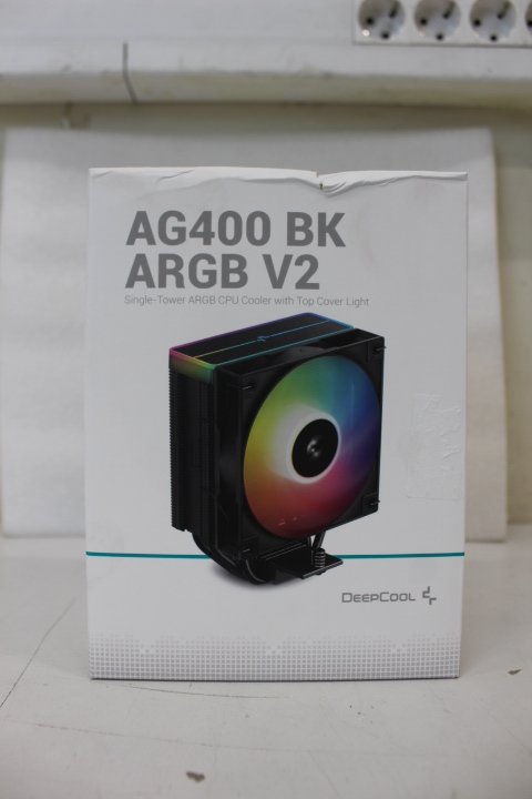 SALE OUT. Deepcool AG400 BK ARGB V2 CPU Cooler, Black | SALE OUT. Deepcool CPU Cooler | AG400 BK ARGB | DAMAGED PACKAGING | Intel, AMD