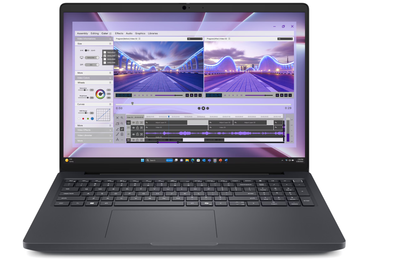 Dell Pro Max 16 MC16250 | 16 " | FHD+ | Intel Core Ultra 7 | 255H | 32 GB | DDR5 | Solid-state drive capacity 512 GB | 512 GB | NVIDIA RTX PRO 2000 Blackwell | GDDR7 | 8 GB | Windows 11 Pro | Bluetooth version 5.4 | Keyboard language English | Keyboard backlit | Warranty 36 month(s) | Battery warranty 12 month(s)