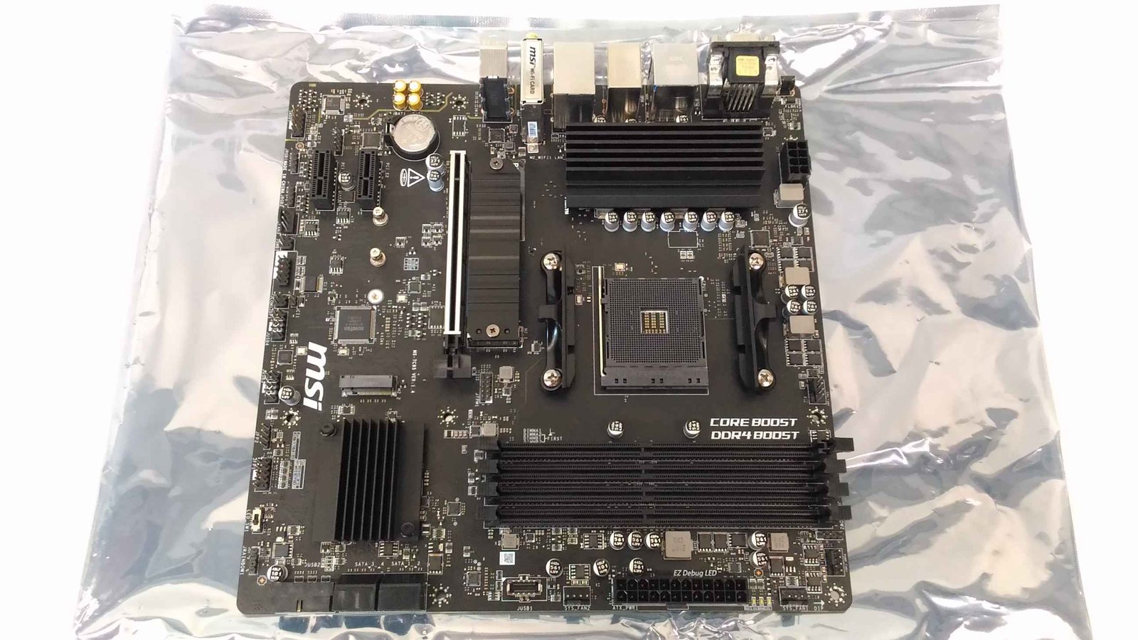 SALE OUT. MSI B550M PRO-VDH WIFI | Processor family AMD | Processor socket AM4 | DDR4 | Memory slots 4 | Chipset AMD B | Micro ATX | USED, REFURBISHED, WITHOUT ACCESSORIES, ONLY ANTENNAS AND BACKPANEL INCLUDED