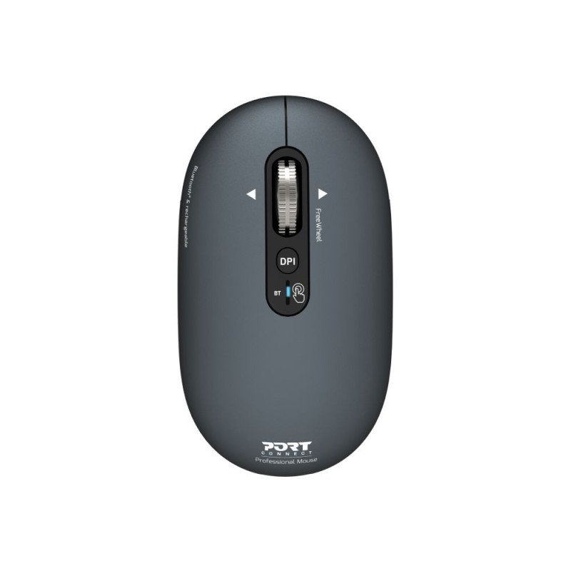 PORT CONNECT Mouse | PURE MAC | Wireless | Bluetooth | Gray