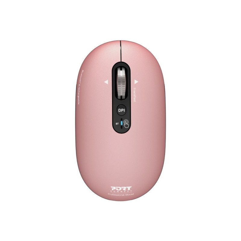 PORT CONNECT Mouse | PURE MAC | Wireless | Bluetooth | Pink