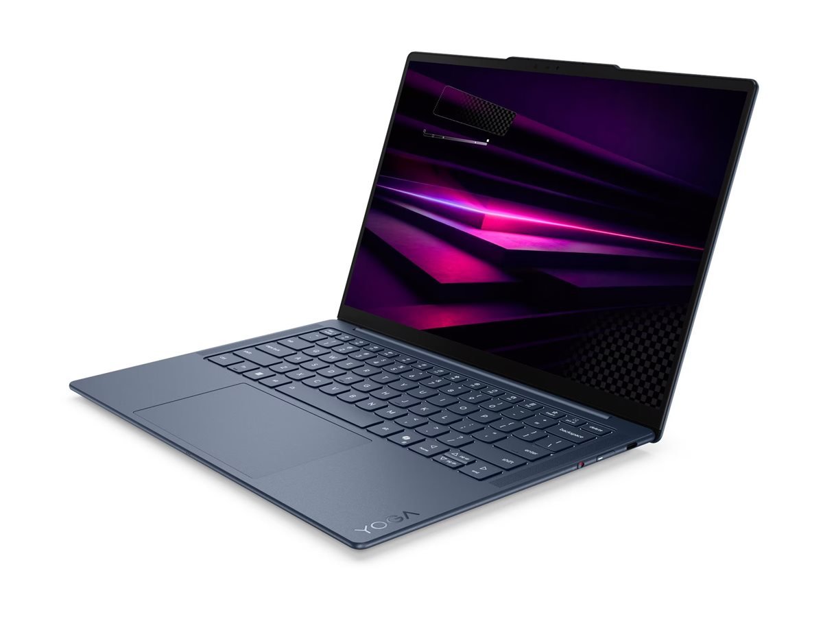 Lenovo Yoga Slim 7 14Q8Y11 Snapdragon | Cosmic Blue | 14 " | OLED | WUXGA | 1920 x 1200 pixels | Glossy | Snapdragon X2 Plus | X2P-42-100 | 16 GB | Soldered LPDDR5X | Solid-state drive capacity 512 GB | Qualcomm Adreno GPU | Windows 11 Home | 802.11be | Bluetooth version 5.4 | Keyboard language English | Keyboard backlit | Warranty 24 month(s) | Battery warranty 12 month(s)