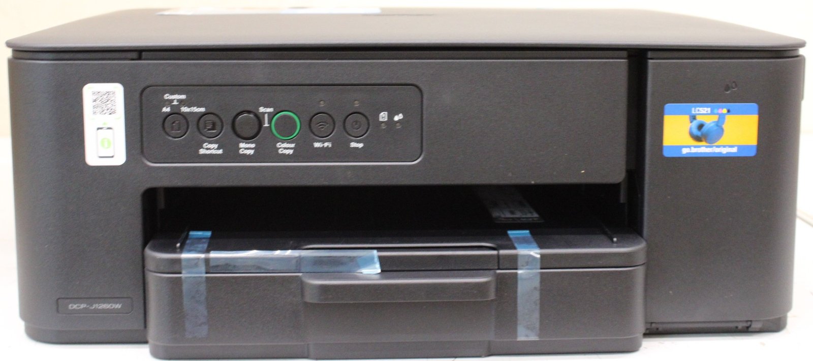 SALE OUT. Brother DCP-J1260W 3-in-1 Wireless Inkjet Printer | SALE OUT. | Multifunctional printer | DCP-J1260W | Inkjet | Colour | 3-in-1 | A4 | Wi-Fi | Black | DAMAGED PACKAGING