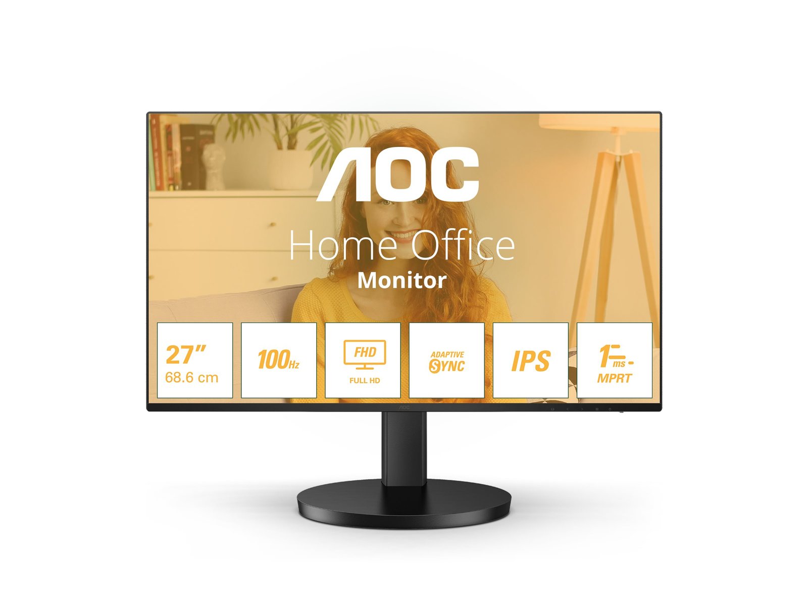 AOC | 27B3HA2 | 27 " | IPS | 16:9 | 100 Hz | 1 ms | 1920 x 1080 pixels | 250 cd/m² | HDMI ports quantity 1 | Black | Warranty 24 month(s)