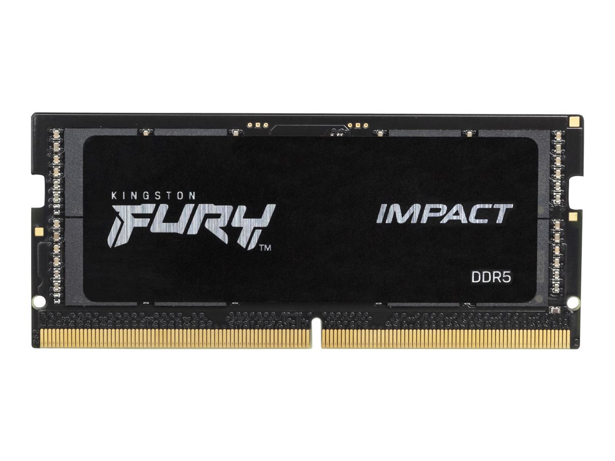 Kingston KF560S38IBK2-32 32GB 6000MT/s DDR5 CL38 SODIMM (Kit of 2) FURY Impact PnP | Kingston
