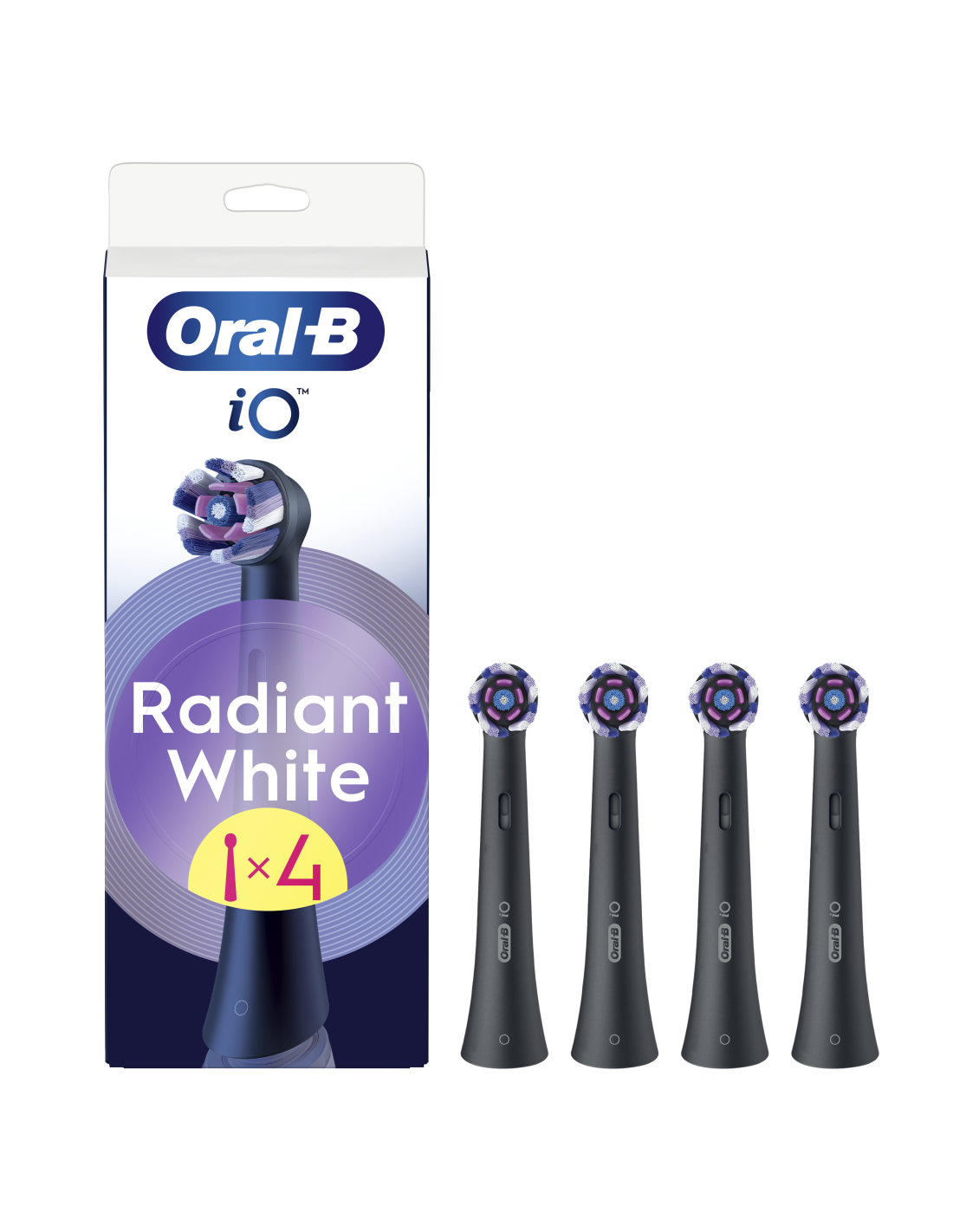 Oral-B | Replaceable toothbrush heads | iO Whitening | Heads | For adults | Number of brush heads included 4