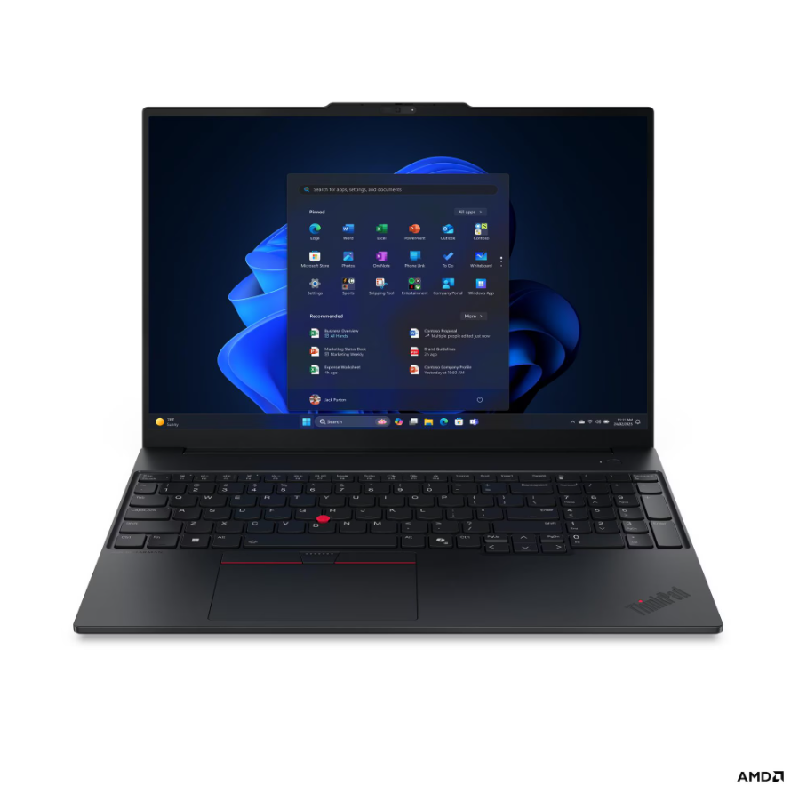 Lenovo ThinkPad E16 G4 AMD | Black | 16 " | IPS | WUXGA | 1920 x 1200 pixels | Anti-glare | AMD Ryzen AI 7 | 345 | 16 GB | SODIMM DDR5 | Solid-state drive capacity 512 GB | AMD Radeon 820M Graphics | Windows 11 Pro | 802.11be | Bluetooth version 5.4 | Keyboard language English | Keyboard backlit | Warranty 36 month(s) | Battery warranty 12 month(s)