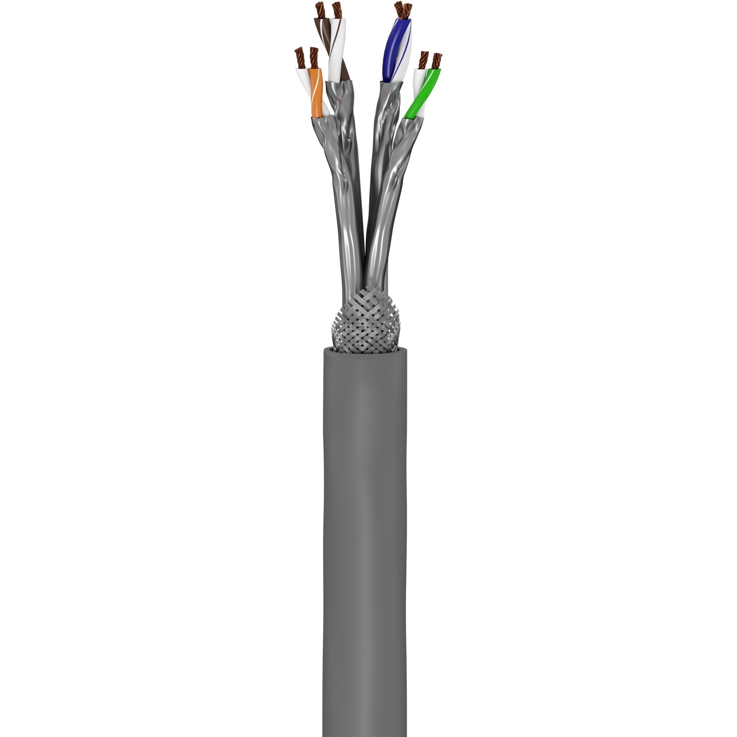 Goobay | CAT 6A Network Cable, S/FTP (PiMF), 50 m | 96093 | S/FTP | Grey