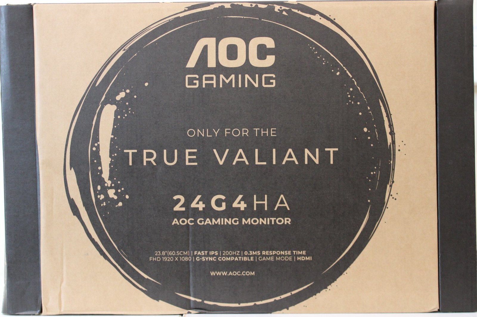SALE OUT. AOC 24G4HA 23,8“ 1920x1080/16:9/300 cd/m²/1 ms/HDMI, DisplayPort, Headphone out | SALEOUT. 24G4HA | 24 " | Fast IPS | FHD | 16:9 | 200 Hz | 0.5 ms | 1920 x 1080 pixels | 300 cd/m² | HDMI ports quantity 2 | Black, Red | Warranty 36 month(s) | DAMAGED PACKAGING