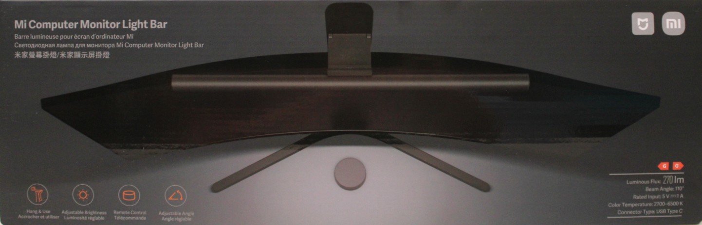 SALE OUT. Xiaomi Mi Computer Monitor Light Bar | SALE OUT. | Xiaomi Mi Computer Monitor Light Bar | BHR4838GL | Black | DEMO, SCRATCHED, MISSING BATTERIES (2 PCS)