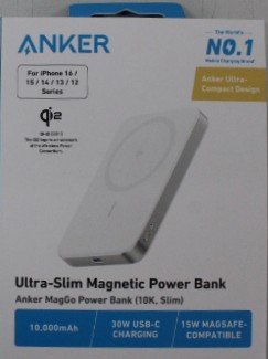 SALE OUT. | Anker Power Bank | MagGo | 10000 mAh | White | DEMO